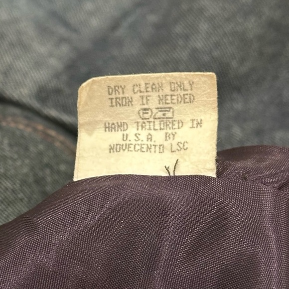 Designer Jean Jacket with Ultra Suede Collar - Picture 12 of 16